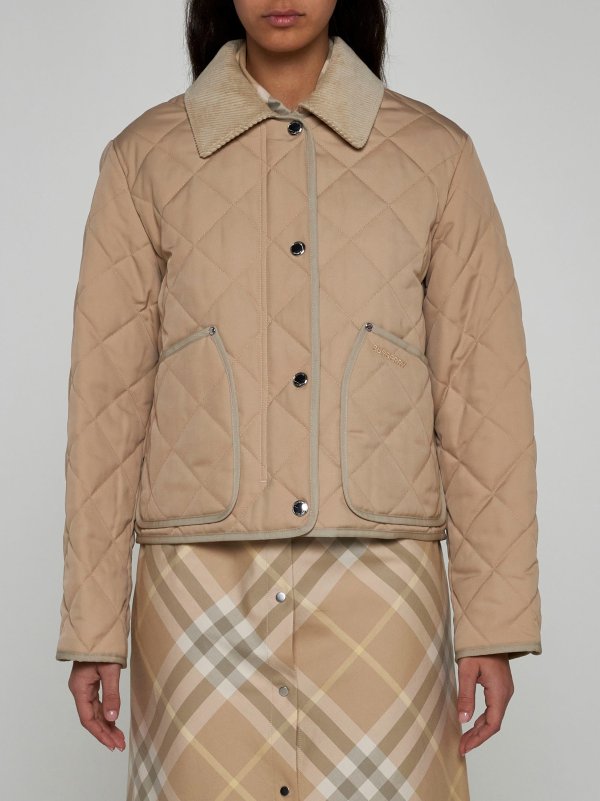Lanford quilted fabric jacket