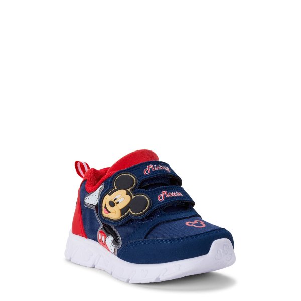 Mickey Strap Athletic Sneaker (Toddler Boys)