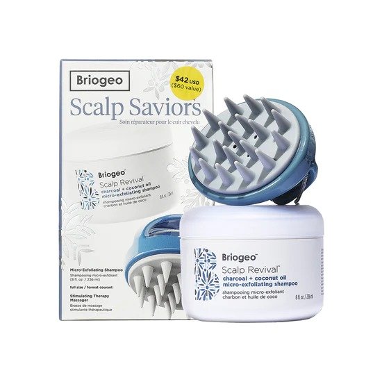 Scalp Revival Shampoo and Scalp Massager Gift Set (Limited Edition)