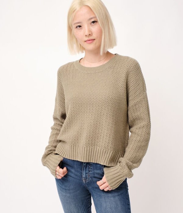 Drop-Shoulder Sweater