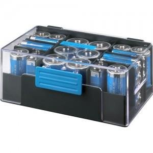 Dynex Assorted Batteries with Storage Box (42-Pack)