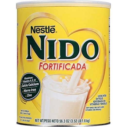 NIDO Fortificada Dry Milk, 3.52 Pound Canister