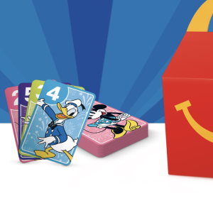 上新：McDonald's x Disney 欢乐餐玩具 包含6款纸牌、海报等