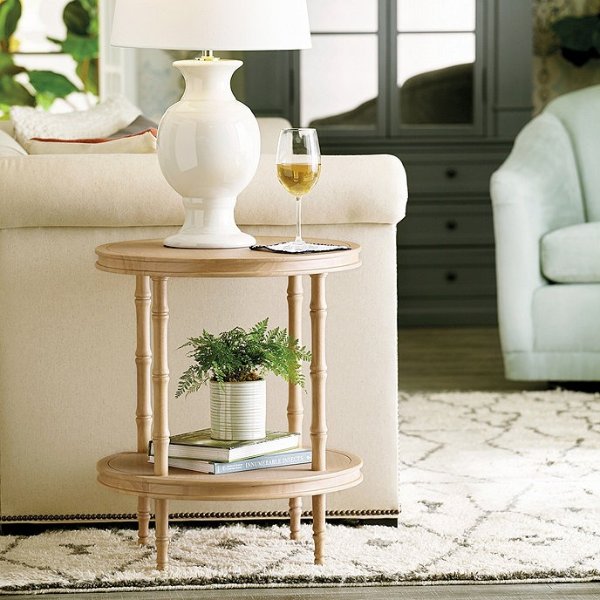 Bunny Williams Colebrook Round End Table