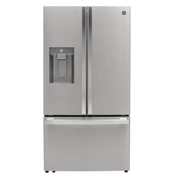 Elite 30.6-cu ft French Door Refrigerator with Ice Maker (Finger Print Resistant Stainless Steel) ENERGY STAR Lowes.com