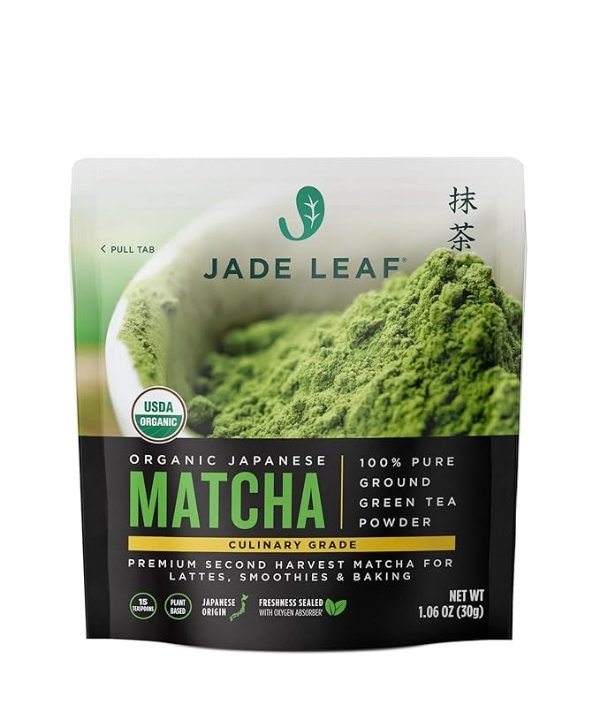 Jade Leaf Organic Matcha Green Tea Powder 30g