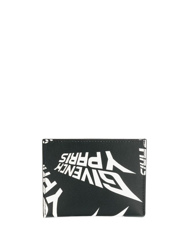 logo print cardholder