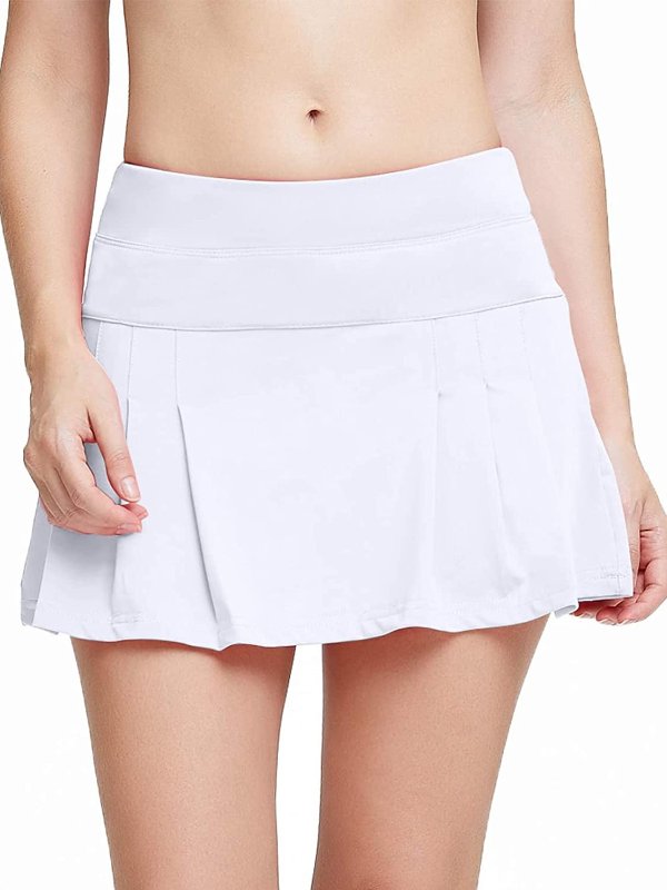 Tennis Skirt Womens Athletic Skort Pleated Skirt Workout Running Skirt Golf Skirts for Women with Pockets Y2K Mini Skirt