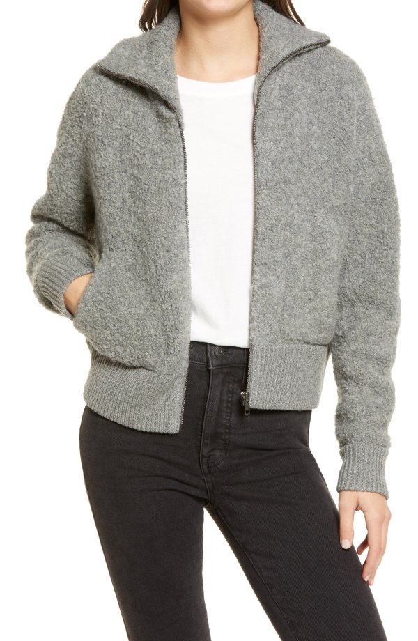 Full Zip Sweater Jacket