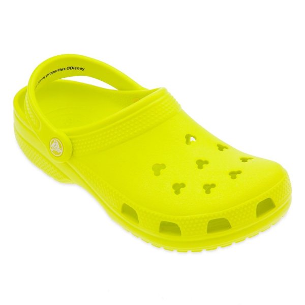 Neon Yellow Clogs for Adults by Crocs | shopDisney