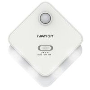 Ivation 4-LED Motion Sensor Light Battery Powered Night Light with a Built in Motion and Light Sensor