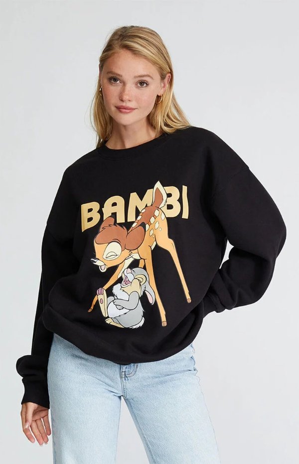 Bambi Crew Neck Sweatshirt | PacSun