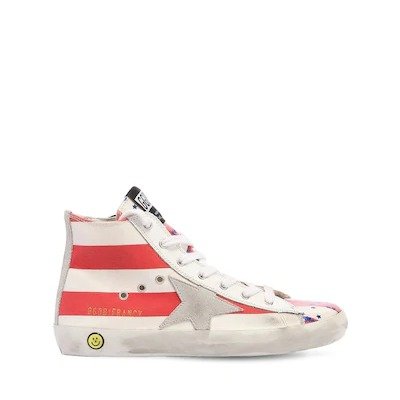 FRANCY STARS CANVAS HIGH TOP SNEAKERS