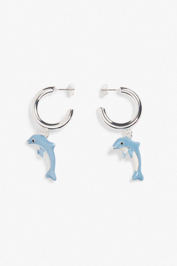 海豚耳环
