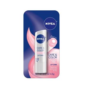 NIVEA Tinted Lip Balm, Pink (Pack of 6)
