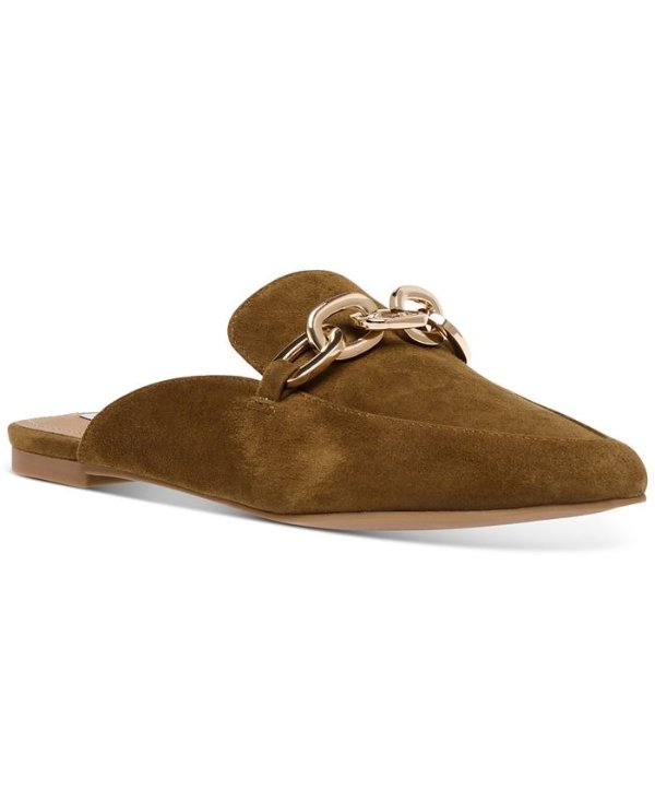 Women's Finish Chained Slip-On Mules