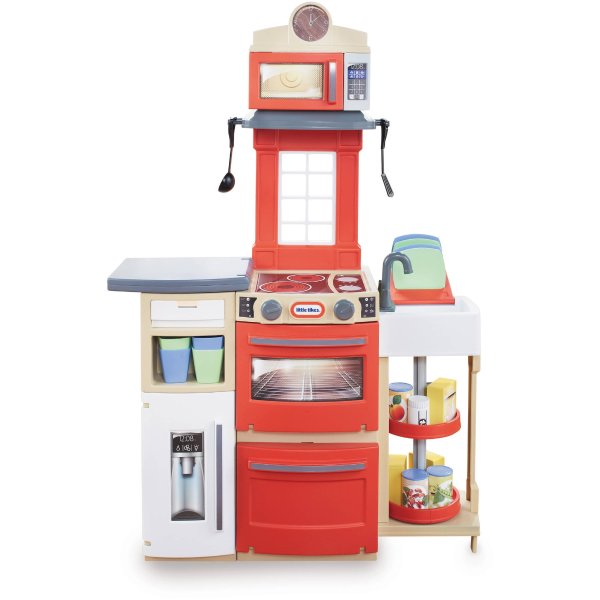 Cook 'n Store Play Kitchen with 32 Piece Accessory Play Set