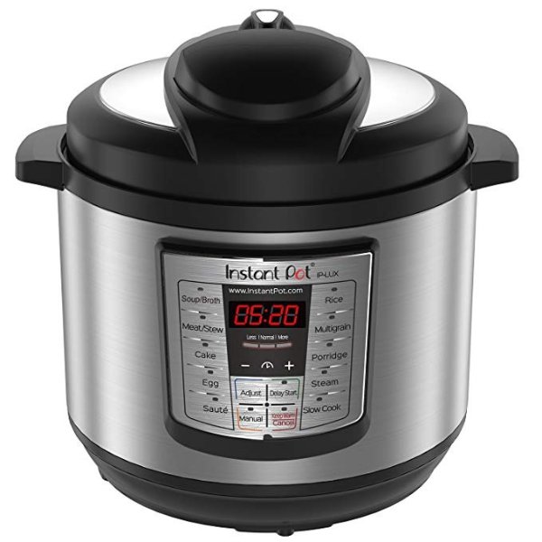LUX80 8 Qt 6-in-1 Multi- Use Programmable Pressure Cooker, Slow Cooker, Rice Cooker, Saute, Steamer, and Warmer