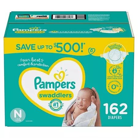 Pampers Swaddlers Diapers (Choose Your Size) - Sam's Club