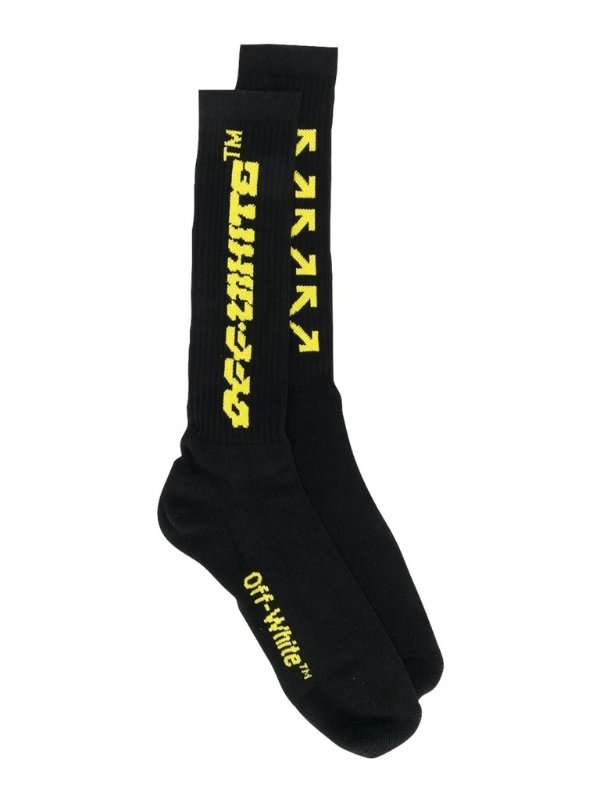 Arrow Logo Print Socks