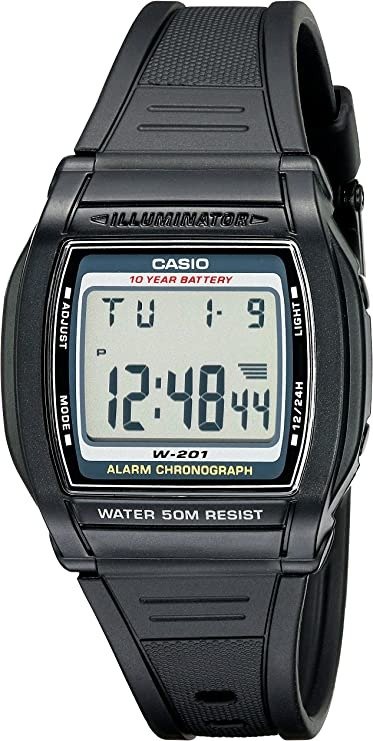 Men's W201-1AV Chronograph Water Resistant Watch
