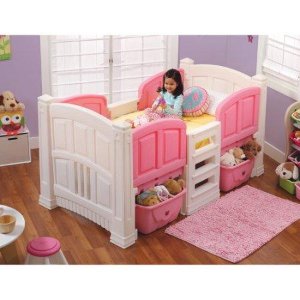 Step2 Girls' Loft & Storage Twin Bed