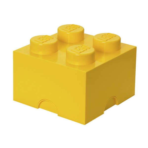 Storage Brick 4, Bright Yellow