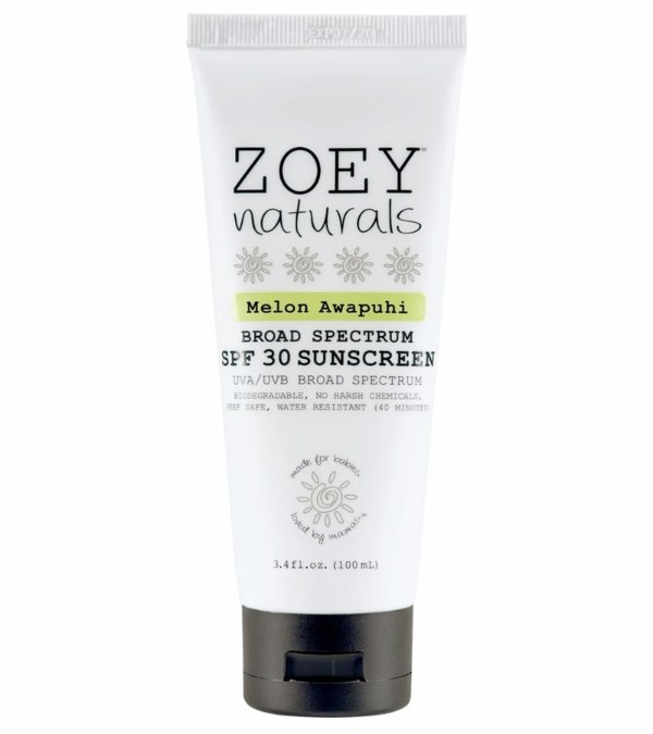 Zoey Naturals SPF 30 Sunscreen - Melon Awapuhi