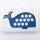 My First Year Whale Hanging Frame | Timeline Picture Frame for Babies by Month