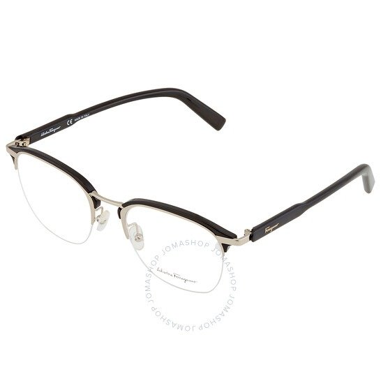 Men's Black Rectangular Eyeglass Frames SF2180 718 52