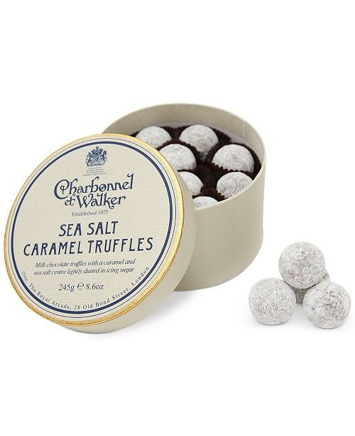 Dark Sea Salt Caramel Truffles