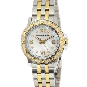 Raymond Weil Women's 5399-SPS-00995 Tango Stainless Steel Two-Tone Dress Watch with Diamonds