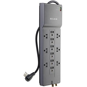 Belkin BE112230-08 12-Outlet Power Strip Surge Protector