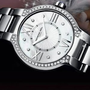 RAYMOND WEIL Noemia Mother of Pearl Diamond-Studded Dial Ladies Watch