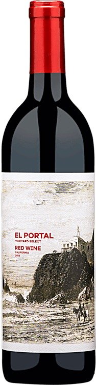 2018 El Portal 黑樱桃+香草+摩卡口味红葡萄酒