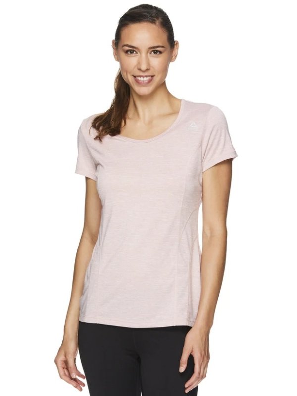 Women's Fitted Performance Varigated Heather Jersey T-Shirt