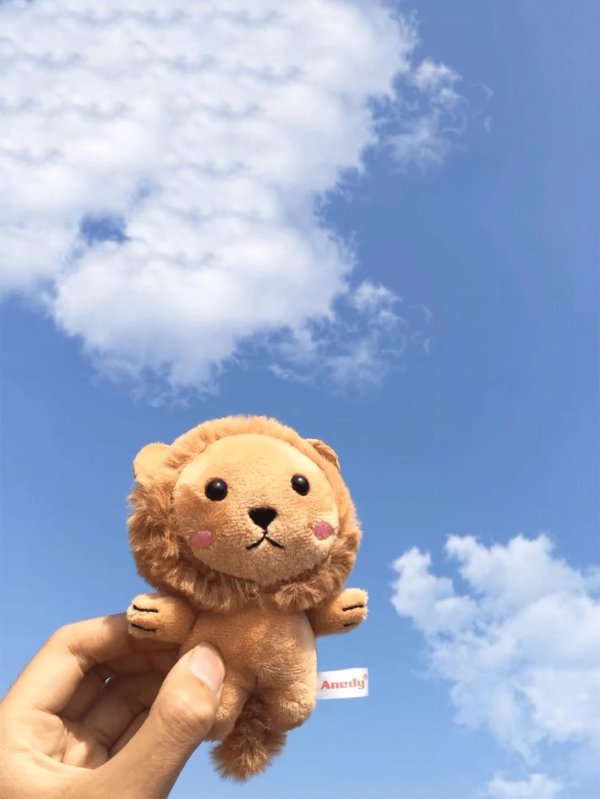 Cartoon Shy Little Lion Plush Backpack Pendant Keychain Mini Stuffed Animal Doll Toy | SHEIN USA