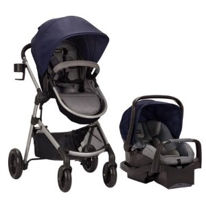 史低价：Evenflo Pivot模块化旅行系统带有Safemax婴儿汽车安全座椅