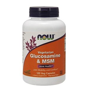 NOW Supplements, Glucosamine & MSM Vegetarian , 120 Veg Capsules