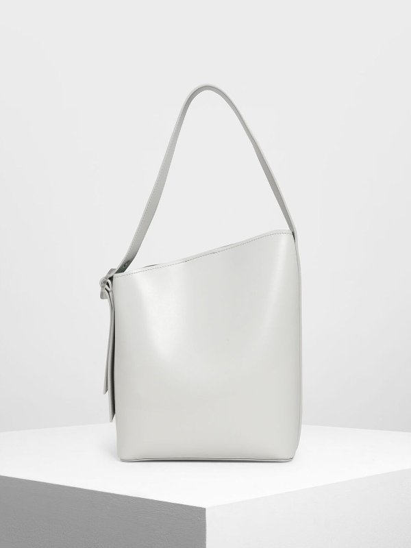 Asymmetrical Bucket Bag