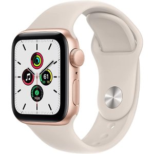 玫瑰金2021 Apple Watch SE (GPS, 40mm)智能手表
