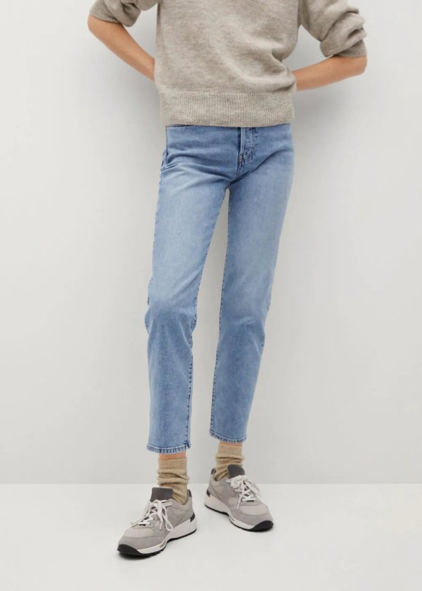 Ankle-length straight-fit jeans - Women | OUTLET USA