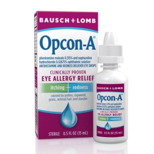 Opcon-A® Eye Allergy Relief Drops–Antihistamine and Redness Reliever Eye Drops 15ml