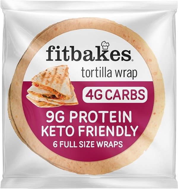 Fitbakes 低碳水化合物玉米饼卷