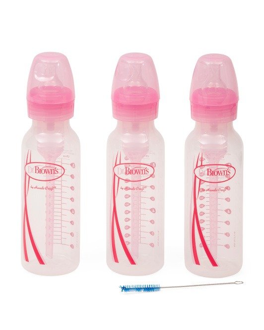 3pk 8oz Options Baby Bottles