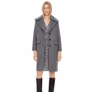 Tory Burch WOOL & CASHMERE COCOON COAT