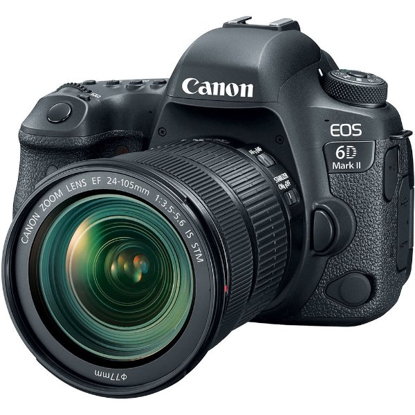 EOS 6D Mark II Camera w/ 24-105mm f/3.5-5.6 Lens