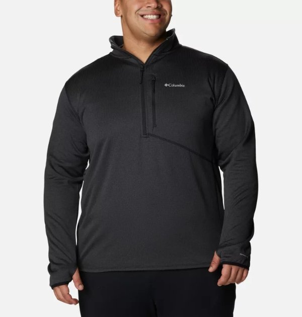Men's Park View™ Fleece Half Zip Pullover - Big | Columbia Sportswear