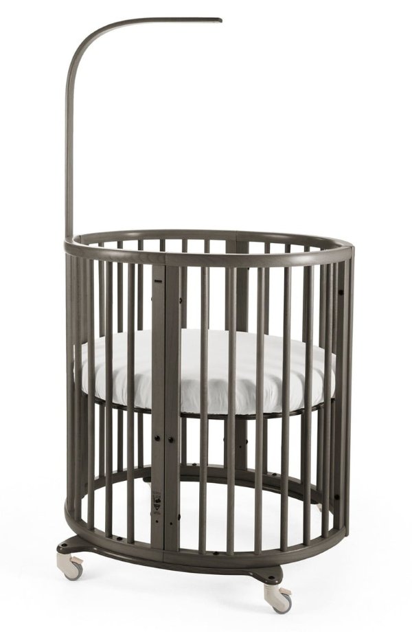 Sleepi Mini Crib, Drape Rod & Mattress Bundle