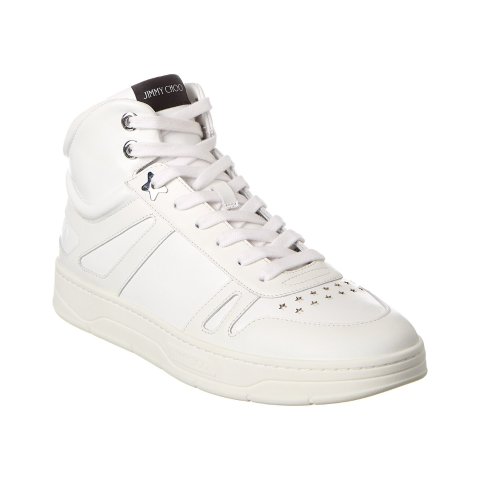 Jimmy ChooHawaii/M Leather High-Top Sneaker